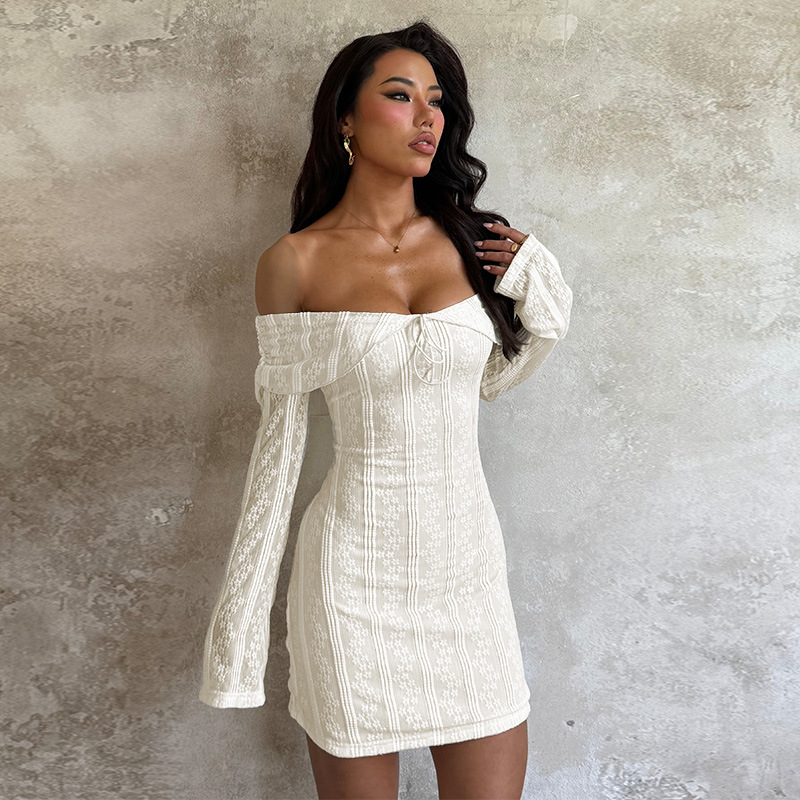 Custom-made - Sexy Off-the-Shoulder Bodycon Skirt - 85 - Image 3