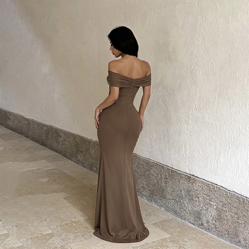 Custom-made sexy lace off-shoulder bodycon skirt - 300 - Image 2